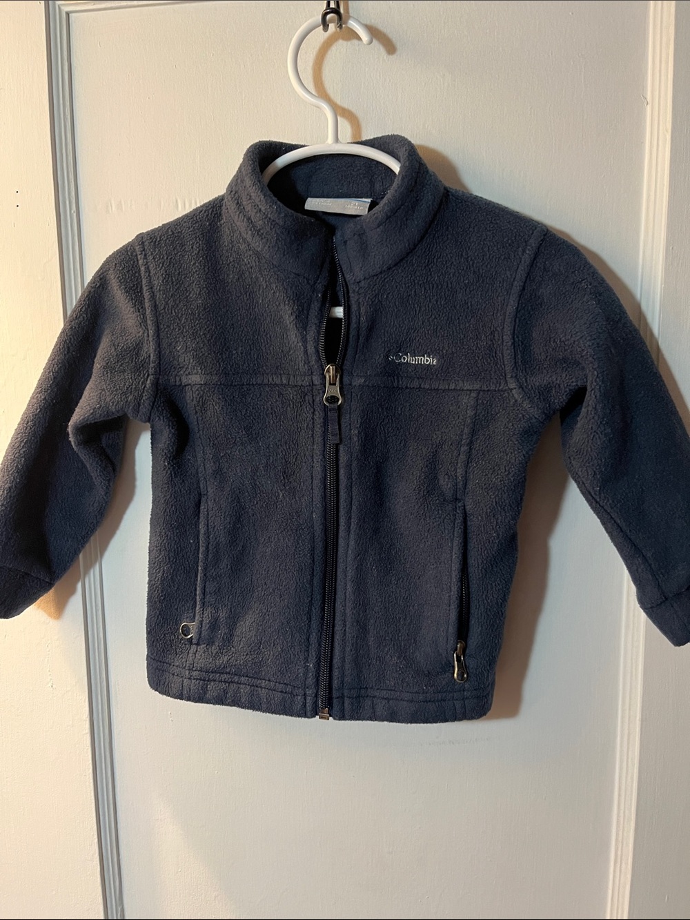 Columbia Kids Navy Fleece Full-Zip Jacket